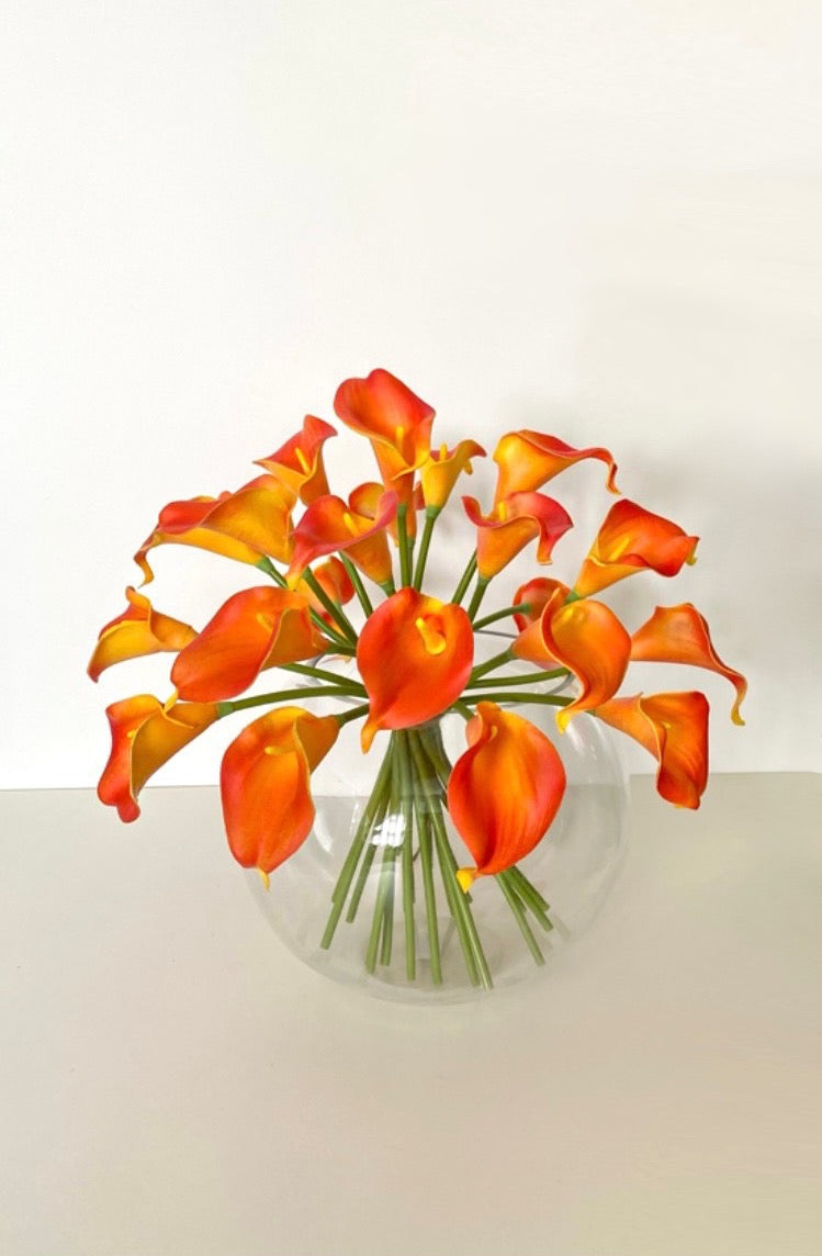 Sunrise - Orange Calla Lilies