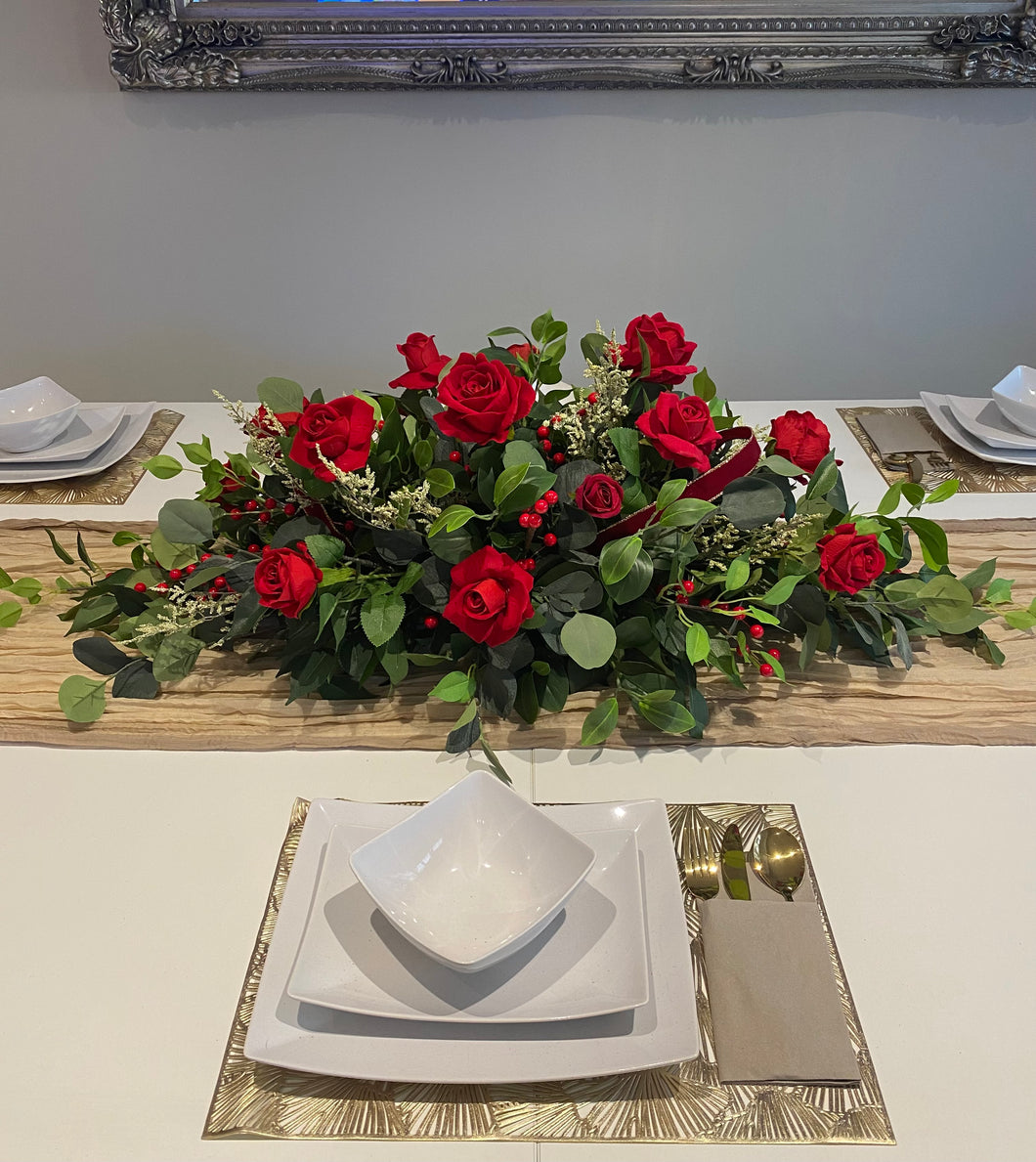 Red Rose Centerpiece