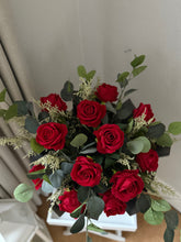 Load image into Gallery viewer, Red Rose Bouquet with 12 stems
