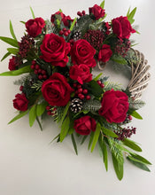 Load image into Gallery viewer, Red Rose Wreath
